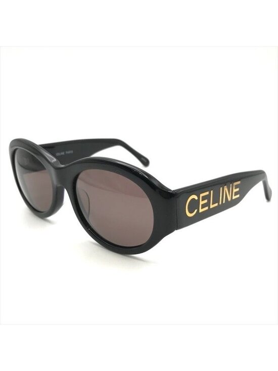 Celine Sunglasses Gold Logo Black Eyewear main image 6